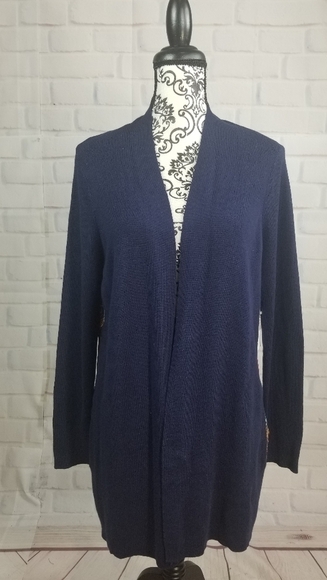 Chico's open front NWT cardigan sz1 paisley print - Picture 1 of 10